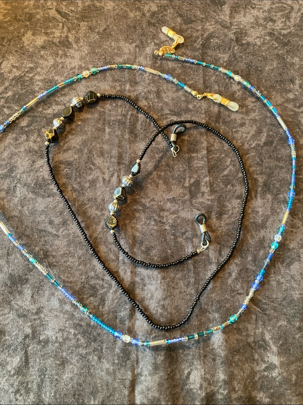 2 Gorgeous Beaded Eyeglass Chains